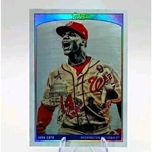 Juan Soto 2022 Topps X Lauren Taylor REFRACTOR #30 SP 77/99
